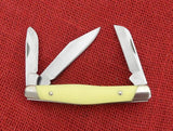 Buck 0301YWS 301  Stockman Knife Yellow Delrin USA 2012 NIB Lot#301-40