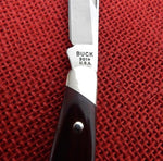 Buck 0302 302 Solitaire Single Blade Stockman Knife Cherrywood 301 Blade 2009 USA Lot#302-10