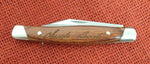 Buck 0302CWS 302 Solitaire Chairman Series Knife Chuck Signature Handle USA 2010 Cherry Dymondwood Lot#302-7