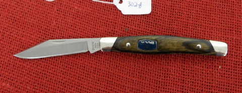 Buck 0302 302 Solitaire Chairman Series Knife Chuck Signature Handle USA 2010 Dymondwood Lot#302-8