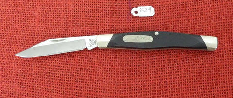 Buck 0302 302 Solitaire Knife Black Phenolic Handle USA 2010 Lot#302-9