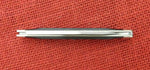 Buck 0302 302 Solitaire Knife Black Phenolic Handle USA 2010 Lot#302-9