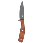 Columbia River CRKT 3029 Kommer Soldotna Knife Brown Micarta Handle Grey Cerakote Skinner Blade