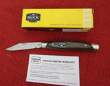 Buck 0302GYS 302 Solitaire Knife Gray Dymondwood Handle USA 2012 #302-12