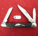 Buck 0303IQSBT 303 Cadet Pocket Knife Ironwood w/ Feather Quill Inlay Bob Timberlake USA Made Lot#303-1