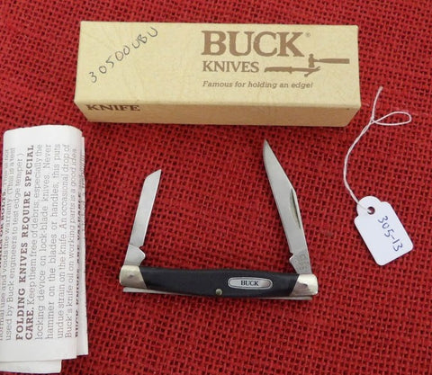 Buck 0305 305 Lancer Pocket Knife Large BUCK Shield 425M Improved Steel USA w/ BOX 1988 Lot#305-13