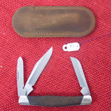 Buck 0303IQSBT 303 Cadet Pocket Knife Ironwood w/ Feather Quill Inlay Bob Timberlake USA Made Lot#303-2