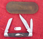 Buck 0303IQSBT 303 Cadet Pocket Knife Ironwood w/ Feather Quill Inlay Bob Timberlake USA Made Lot#303-2