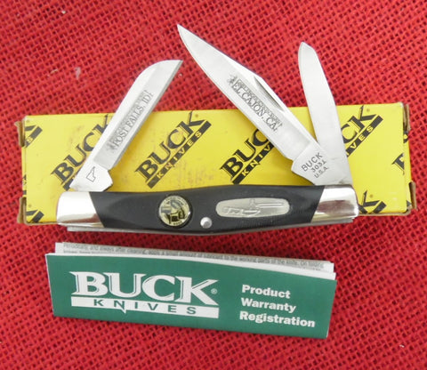 Buck 0303-SP2 303 Cadet Knife USA 2004 Relocates from CA to ID Shield Last Production Year Blade Etch