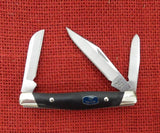 Buck 0303 303 Cadet 2011 Smooth Black Wood Handle Knife Lot#303-61