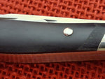 Buck 0303 303 Cadet 2011 Smooth Black Wood Handle Knife Lot#303-61