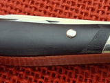Buck 0303 303 Cadet 2011 Smooth Black Wood Handle Knife Lot#303-61