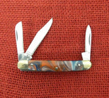 Hen & Rooster Knife 303-STAR Small Stockman 2 3/4" Star Spangled Banner Handle NEW