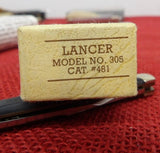 Buck 0305 305 Lancer Pocket Knife Large BUCK Shield 425M Improved Steel USA w/ BOX 1987 Lot#305-42