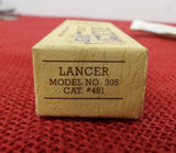 Buck 0305 305 Lancer Pocket Knife Large BUCK Shield 425M Improved Steel USA w/ BOX 1986 Lot#305-50