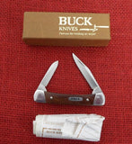 Buck 0709 709 Yearling Pocket Knife Discontinued USA 1980's Wood Handle Script Shield 425M Lot#709-9