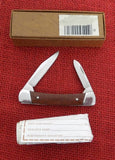 Buck 0709 709 Yearling Pocket Knife Discontinued USA 1980's Wood Handle Script Shield 425M Lot#709-9