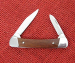 Buck 0709 709 Yearling Pocket Knife Discontinued USA 1980's Wood Handle Script Shield 425M Lot#709-9