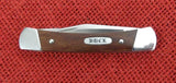 Buck 0709 709 Yearling Pocket Knife Discontinued USA 1980's Wood Handle Script Shield 425M Lot#709-9