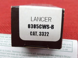 Buck 0305CWS 305CWS 305 Lancer Chuck Signature Knife 2010 USA Cherrywood Dymondwood