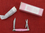 Buck 0305 305 305S2 Clipper Lancer w/ Scissors 1989 Pink 425M #305-55