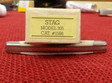Buck 0305 305 Lancer Stag Pocket Knife 425M Steel USA w/ BOX 1989 Lot#305-49