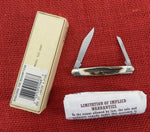 Buck 0305 305 Lancer Stag Pocket Knife 425M Steel USA w/ BOX 1989 Lot#305-49