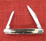 Buck 0305 305 Lancer Stag Pocket Knife 425M Steel USA w/ BOX 1989 Lot#305-49