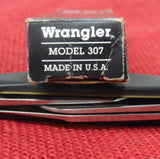 Buck 0307 307 Wrangler Large 4 1/4" Pocket Knife 1990's Lot#307-11