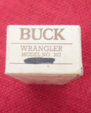 Buck 0307 307 Wrangler Large 4 1/4" Pocket Knife 1980's Lot#307-shop1