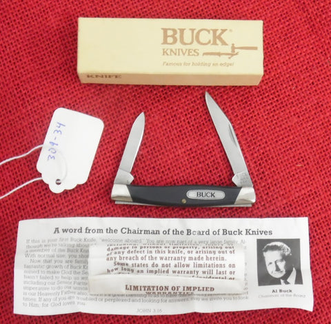Buck 0309 309 Companion Knife Large BUCK Shield 425M Improved Steel USA Made 1988 Lot#309-34