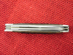 Buck 0312 312BB Mini Trapper Pocket Knife Brown Bone Handle USA Made 1990 UNUSED Lot#312-4