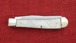 Hen & Rooster Knife 312-MOP Trapper 4 1/8" Pearl New Bertram Cutlery