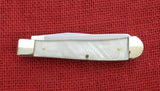 Hen & Rooster Knife 312-MOP Trapper 4 1/8" Pearl New Bertram Cutlery