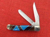 Buck 0312-DY 312 Mini Trapper Knife 1993 David Yellowhorse 312-5