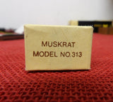 Buck 0313 313 Muskrat Knife USA Early 1980's w/ this paperwork 313-12