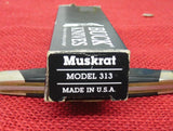 Buck 0313 313 Muskrat Pocket Knife USA Made Black Box Discontinued Lot #313-3