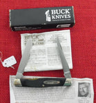 Buck 0313 313 Muskrat Pocket Knife USA Made Black Box Discontinued Lot #313-3