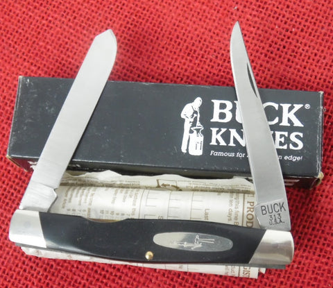 Buck 0313 313 Muskrat Pocket Knife USA Made Discontinued Lot #313-BLKBOX