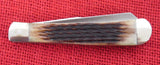 Buck 0314 314BB Trapper 1991 VA State Wild Turkey Federation Knife Brown Bone Handle USA Lot#314-3