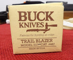 Buck 0317 317 Trailblazer Knife RARE Serrated Blade USA In Box Lot#317-6