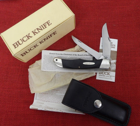 Buck 0317 317 Trailblazer Knife RARE Serrated Blade USA In Box Lot#317-6