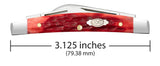 Case 31949 Small Congress Carbon Steel Dark Red Bone 2 Blade 6268 CS USA Made 2023 Vault Knife