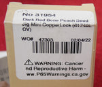 Case 31954 Mini CopperLock Marked CV not CS Carbon Lockback Pocket Knife Jig Dark Red Bone USA 61749L CV