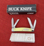 Buck 0322YW 322YW 322 Yellow Congress 4 Blade Knife USA RARE 322-7