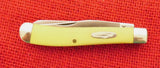 Buck 0329YW 329 Trapper Yellow Pocket Knife USA Made NEW in BOX Lot#329-1