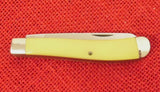 Buck 0329YW 329 Trapper Yellow Pocket Knife USA Made NEW in BOX Lot#329-1