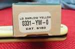 Buck 0331YW 331 Large Granddaddy Barlow Yellow Sawcut Delrin 1997 USA RARE  Lot#BU-332