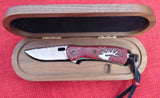 Buck 0340YISLE  340 David Yellowhorse "Bull Elk" Vantage Folding Knife 2011 #72/250 Gold Web Bloody Jasper Lot#SB-340YWH