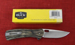 Buck 0345GYSWM 345 Vantage Select Knife Gray Dymondwood Handle 420HC Lot#BU-374